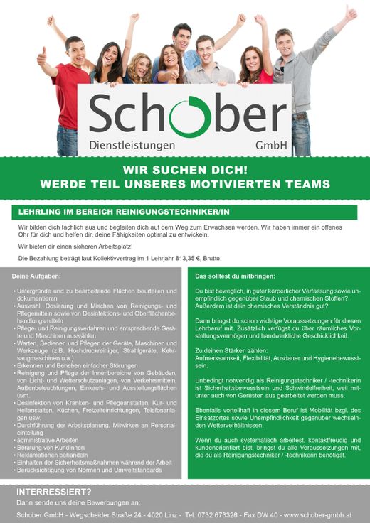 Reinigungstechniker Job